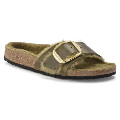 Birkenstock Women's Madrid Big Buckle Sandal In Olive Green