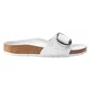 Birkenstock Women's Madrid Big Buckle Sandal In White In White