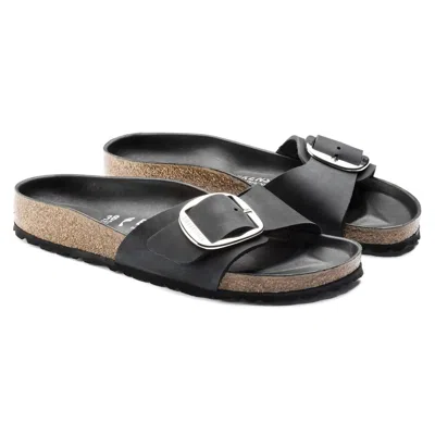 Birkenstock Women's Madrid Big Buckle Sandals - Narrow Width In Black