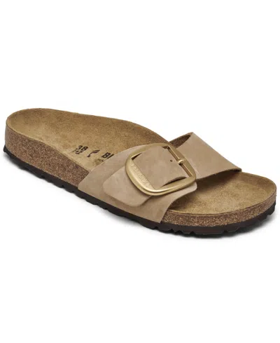 Birkenstock Women's Madrid Big Buckle Sandals From Finish Line In Beige