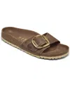 Birkenstock Women's Madrid Big Buckle Sandal In Cognac In Beige