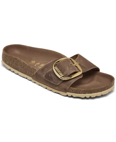Birkenstock Women's Madrid Big Buckle Sandals From Finish Line In Beige