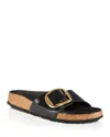 Birkenstock Brown Madrid Big Buckle Sandals In Espresso