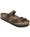 Birkenstock Mayari Mocca Birko-flor Thong Sandals In Brown