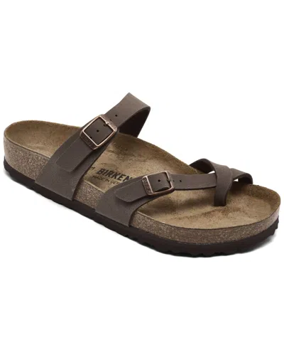 Birkenstock Mayari Mocca Birko-flor Thong Sandals In Mocha
