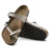 Birkenstock Women's Mayari Pull Up Vegan In Stone In Multi