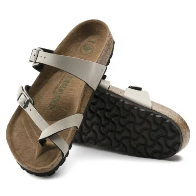 Birkenstock Women's Mayari Pull Up Vegan In Stone In Multi