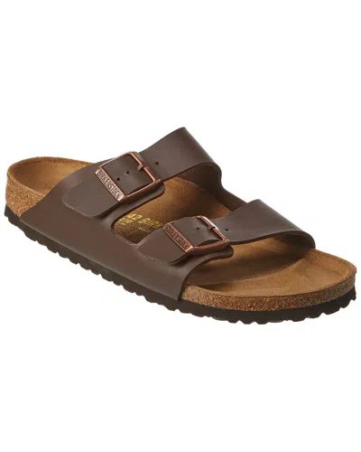 Birkenstock Narrow Arizona Birko-flor Sandal In Brown