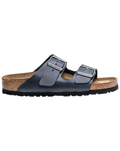 Birkenstock Women's Narrow Arizona Leather Sandal In Blue