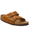 Birkenstock Arizona Soft Slide Sandal In Grey
