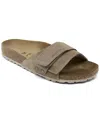 Birkenstock Women's Oita Suede Leather Slide Sandals From Finish Line In Taupe