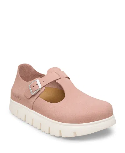 Birkenstock Women's Paris Chunky Platform Shoes In Pink