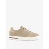 Birkenstock Womens Sandcastle Bend Low Logo-embossed Suede Low-top Trainers