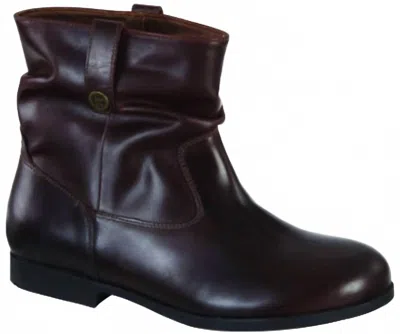 Birkenstock Women's Sarnia Boots In Leather Espresso In Black