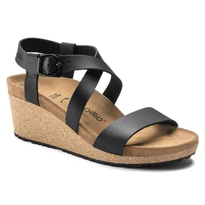 Birkenstock Sibyl Leather Sandal In Black