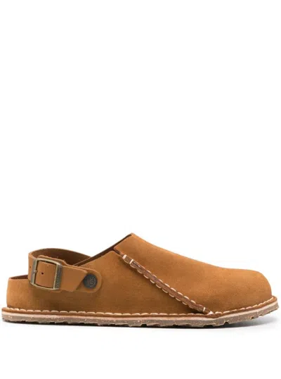 Birkenstock Women's Slip-on Suede Shoes In Brown