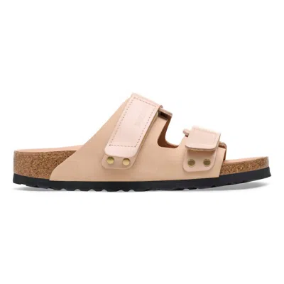 Birkenstock Women's Uji Nubuck Leather Sandal In New Beige In Multi
