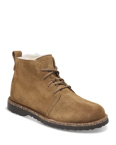 Birkenstock Women's Uppsala Mid Shearling Booties In Brown