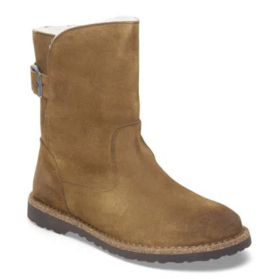 Birkenstock Women's Uppsala Shearling Boots In Dark Tea In Brown