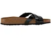 Birkenstock Women's Yao Balance Patent Sandal In Black In Black
