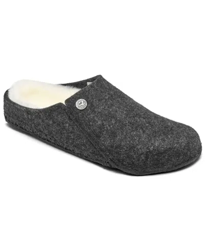Birkenstock Women's Zermatt Clog Slippers From Finish Line In Gray