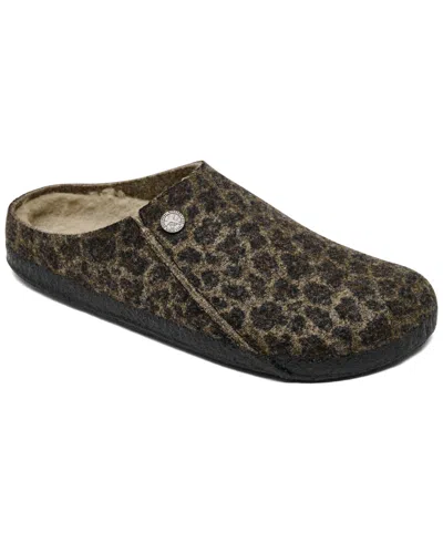 Birkenstock Women's Zermatt Clog Slippers From Finish Line In Brown