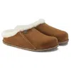 Birkenstock Women's Zermatt Premium Suede Sandals Narrow In Mink