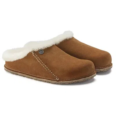 Birkenstock Women's Zermatt Premium Suede Sandals Narrow In Mink
