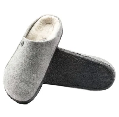 Birkenstock Women's Zermatt Shearling - Narrow In Light Grey