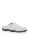 Birkenstock Zermatt Standard Wool Felt Unisex Clogs In Light Gray