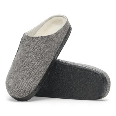 Birkenstock Women's Zermatt Shearling Slipper In Herringbone Grey