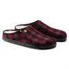 Birkenstock Women's Zermatt Slipper In Red Plaid In Multi