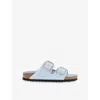 Birkenstock Arizona Big Buckle Leather Sandal In White