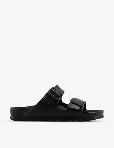 Birkenstock Womens Black Eva Arizona Two-strap Rubber Sandals Eur 37 / 4 Uk
