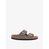Birkenstock Womens  Arizona Two-strap Suede Sandals