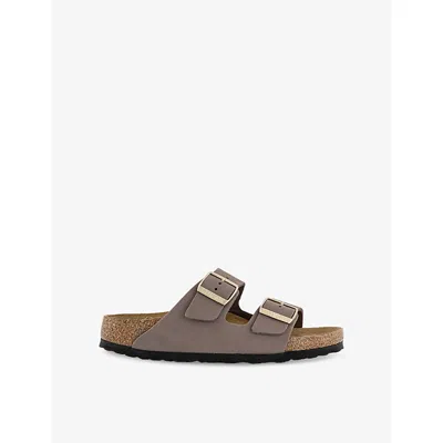 Birkenstock Womens  Arizona Two-strap Suede Sandals