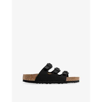 Birkenstock Black Narrow Florida Soft Footbed Sandals