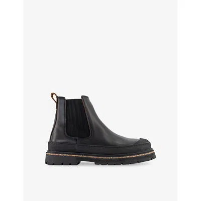 Birkenstock Womens Prescott Leather Chelsea Boots Black Eur 40 / 7 Uk