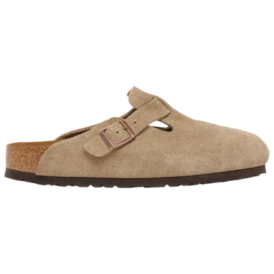 Birkenstock Womens Boston Soft Footbed Suede Clogs