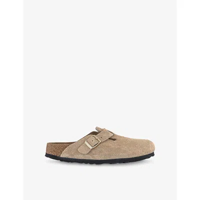 BIRKENSTOCK WOMENS SANDCASTLE SUEDE BOSTON SUEDE CLOGS EUR 41 / 8 UK