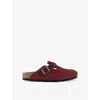 Birkenstock Womens Braided Zinfandel Boston Suede Clogs Eur 39 / 6 Uk
