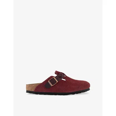 Birkenstock Womens Braided Zinfandel Boston Suede Clogs Eur 39 / 6 Uk