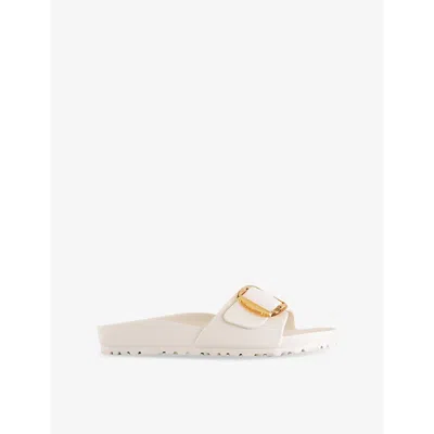 Birkenstock Madrid Big Buckle Womens Eva Sandals In Eggshell