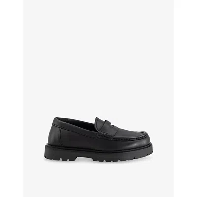 Birkenstock Womens Highwood Leather Loafers Black Leather Eur 37 / 4 Uk