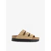 Birkenstock Arizona Platform Double-strap Sandals In Sandcastle