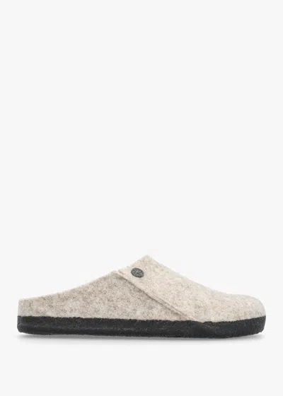 Birkenstock Womens Zermatt Rivet Shearling Eggshell Slippers In Multi