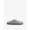 Birkenstock Womens Light Grey Zermatt Shearling-lined Felt Slippers Eur 39 / 6 Uk In Gray