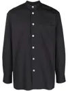 Birkenstock Long-sleeve Organic Cotton Shirt In Blue