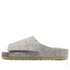 Birkenstock X Fear Of God Los Feliz Felt Wool Felt Sandals 'cement Melange' In Gray