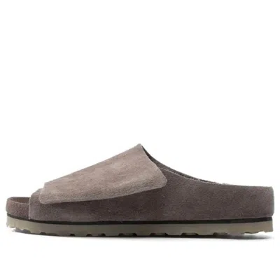 Birkenstock X Fear Of God Los Feliz Suede Leather Narrow Fit Sandals 'ash' In Gray
